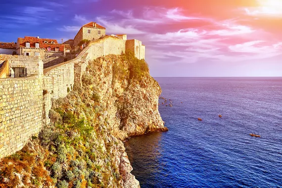 Castelo em Dubrovnik