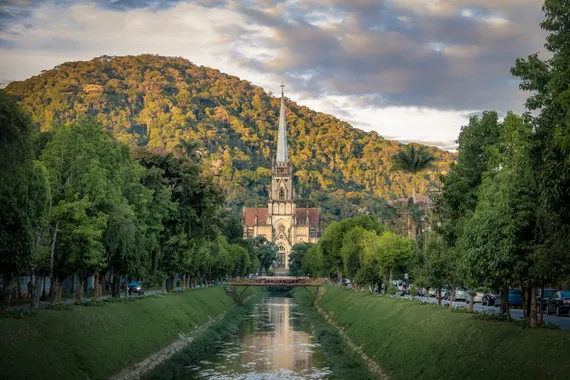 Vista da Catedral de Petrópolis