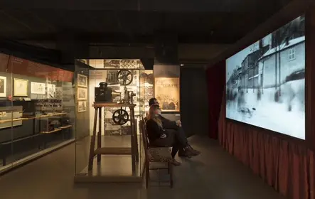 Entrada do Museu do Cinema Girona