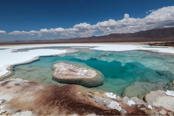 Lagoa escondida de Baltinache - San Pedro de Atacama, Chile